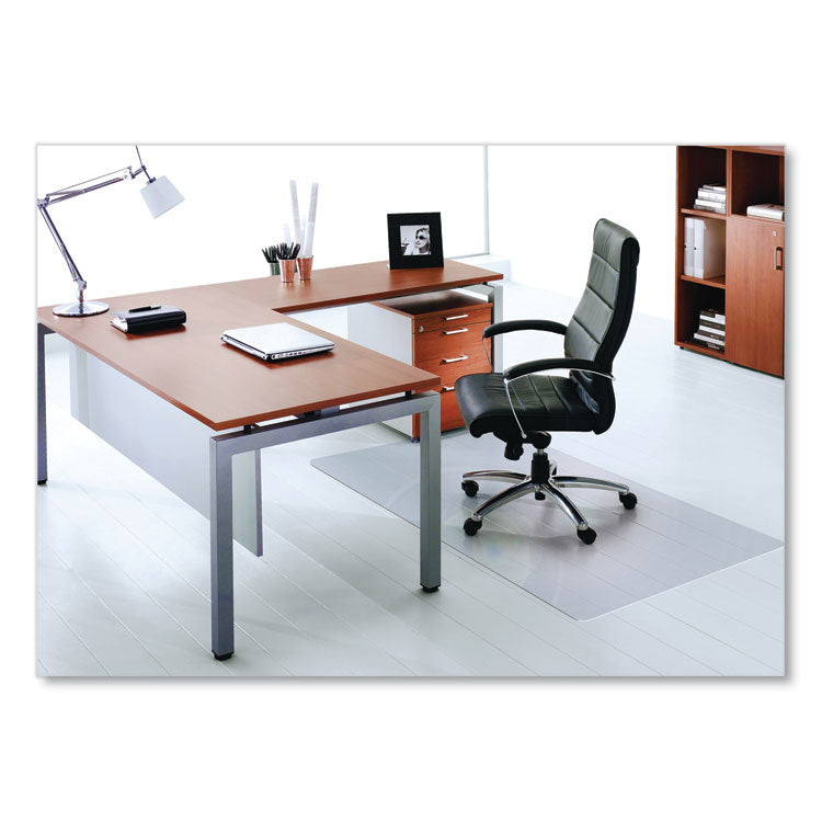 Floortex - Cleartex Ultimat Polycarbonate Chair Mat for Hard Floors, 48 x 53, Clear