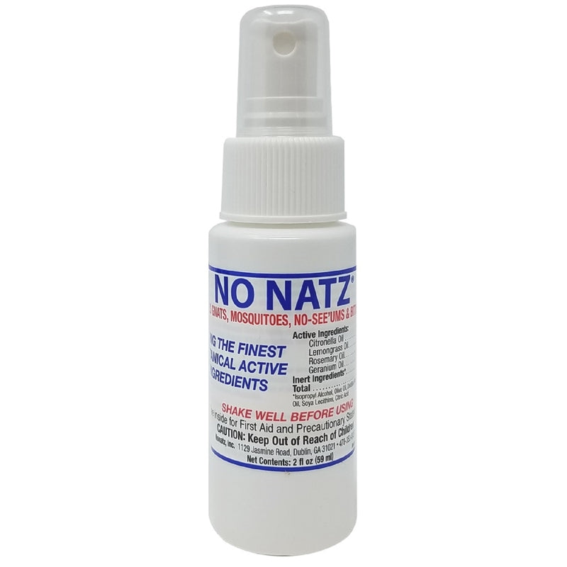 NO NATZ - No Natz Organic Insect Repellent Liquid For Variety of Insects 2 oz - Case of 12
