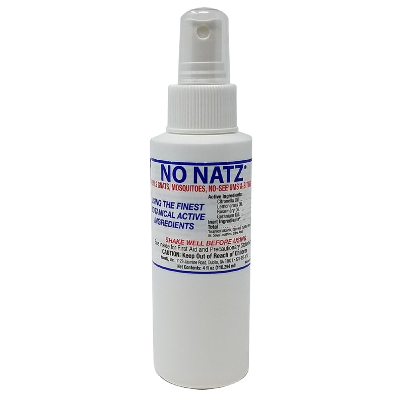 NO NATZ - No Natz Organic Insect Repellent Liquid For Variety of Insects 4 oz - Case of 12