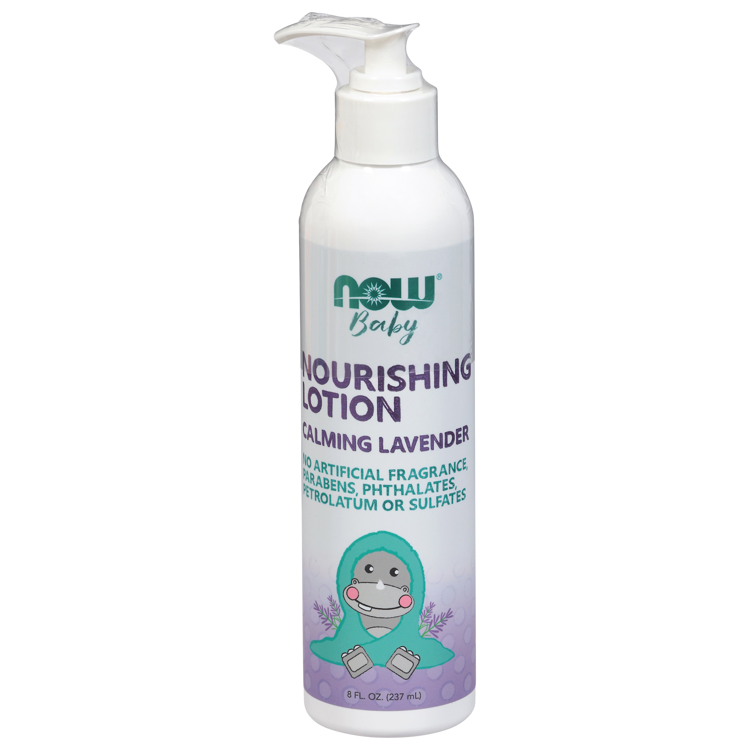 NOW Baby Calming Lavender Nourishing Lotion 8 fl oz - Case of 1