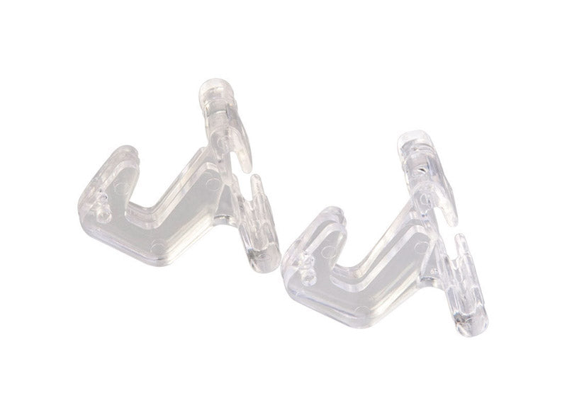 PANACEA - Panacea Clear Plastic 2 in. H Sturdy Plant Hook 2 pk