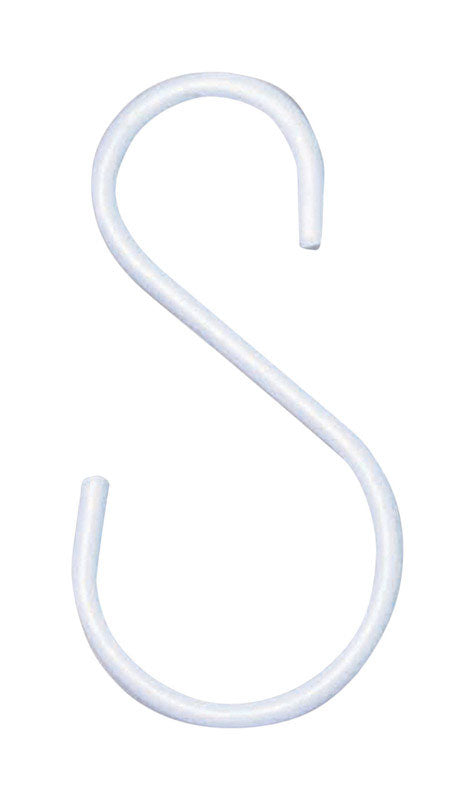 PANACEA - Panacea White Steel 3-1/2 in. H S-Hook Plant Hook 2 pk