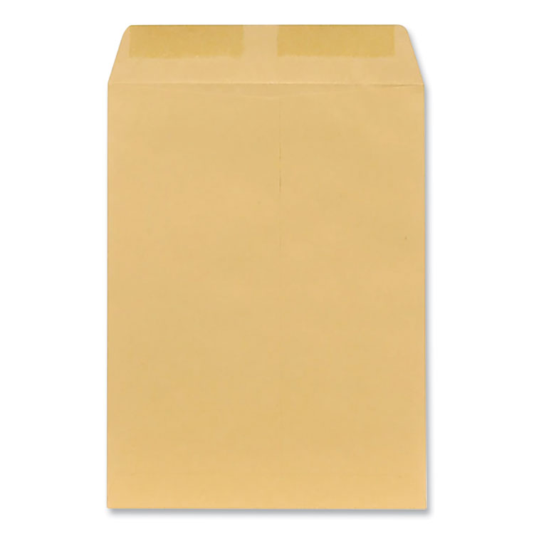 Universal - Catalog Envelope, 28 lb Bond Weight Kraft, #10 1/2, Square Flap, Gummed Closure, 9 x 12, Brown Kraft, 100/Box (7430259)