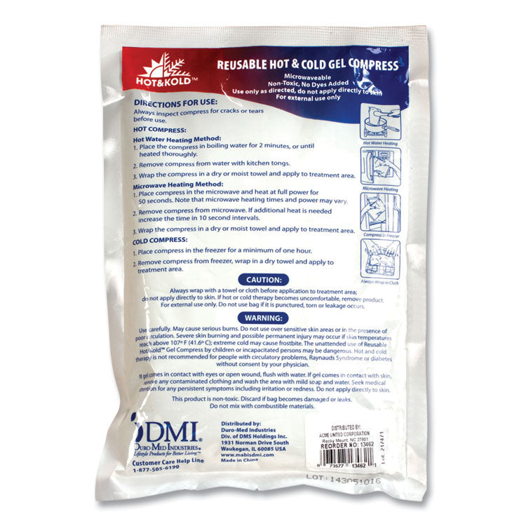 PhysiciansCare by First Aid Only - Reusable Hot/Cold Pack, 8.63 x 8.63, White