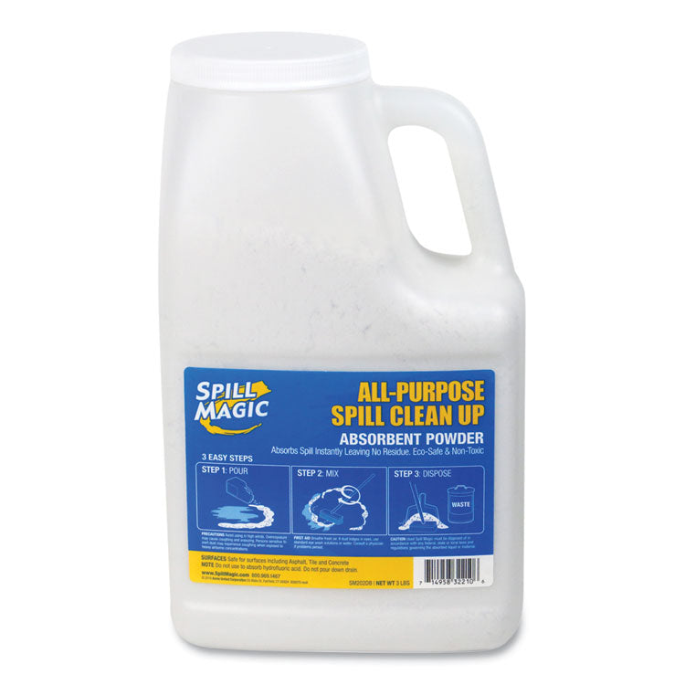 Spill Magic - Sorbent, 4 qt, 3 lb Bottle