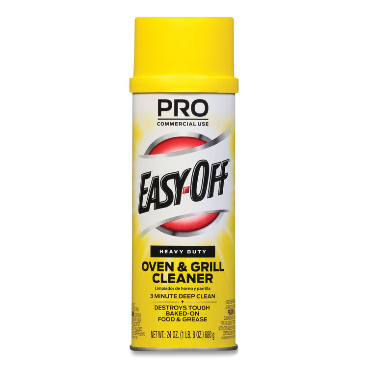 Professional EASY-OFF - Oven and Grill Cleaner, Unscented, 24 oz Aerosol Spray