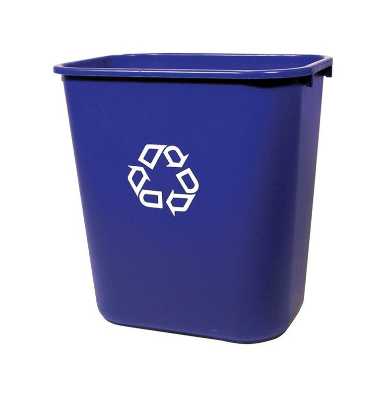 RUBBERMAID - Rubbermaid 28 qt Blue Resin Recycling Bin - Case of 12