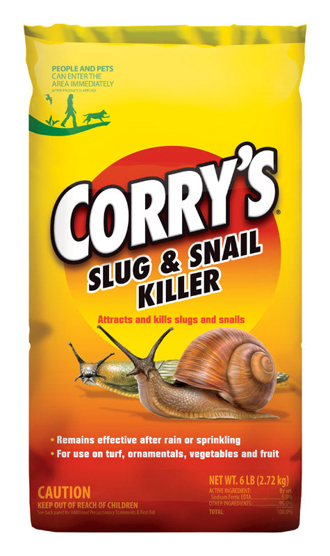CORRY'S - Corry's Slug and Snail Killer 6 lb - Case of 3