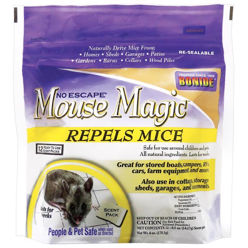 BONIDE - Bonide Mouse Magic Animal Repellent Scent Pouch For Mice 12 pk