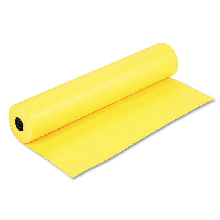 Pacon - Rainbow Duo-Finish Colored Kraft Paper, 35 lb Wrapping Weight, 36" x 1,000 ft, Canary