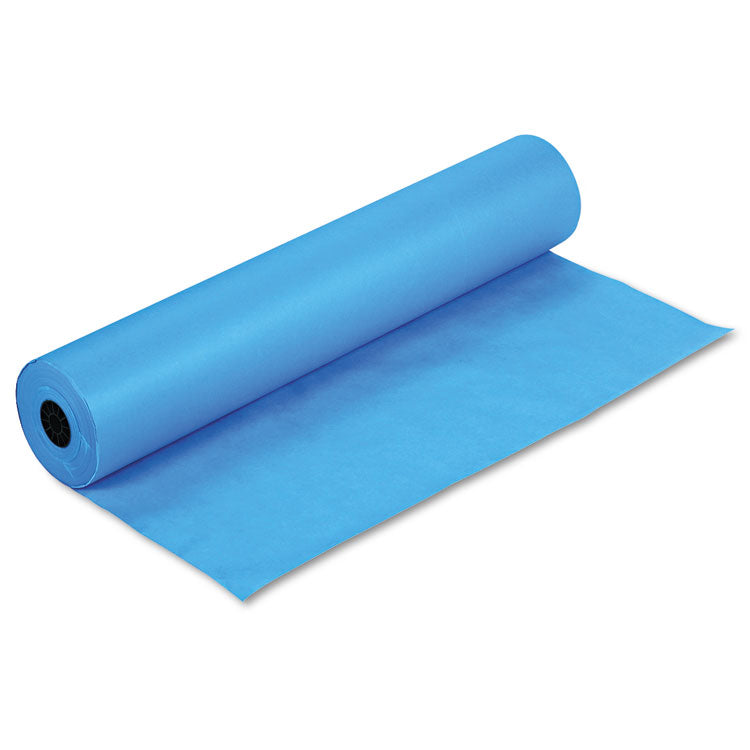 Pacon - Rainbow Duo-Finish Colored Kraft Paper, 35 lb Wrapping Weight, 36" x 1,000 ft, Brite Blue