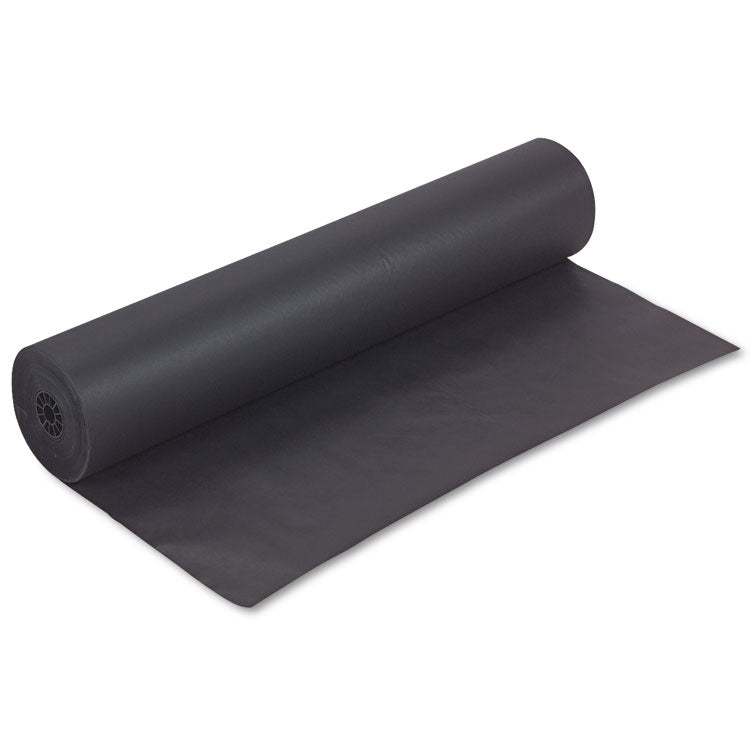 Pacon - Rainbow Duo-Finish Colored Kraft Paper, 35 lb Wrapping Weight, 36" x 1,000 ft, Black