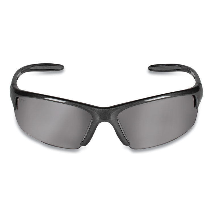 KleenGuard - Equalizer Safety Glasses, Gun Metal Frame, Smoke Lens, 12/Box