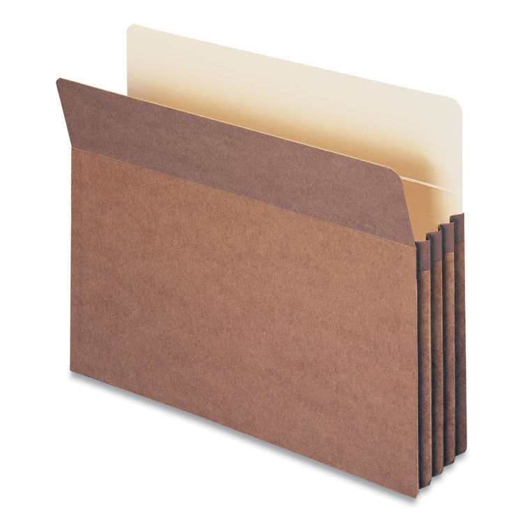 Smead - Redrope Drop Front File Pockets, 3.5" Expansion, Letter Size, Redrope, 25/Box