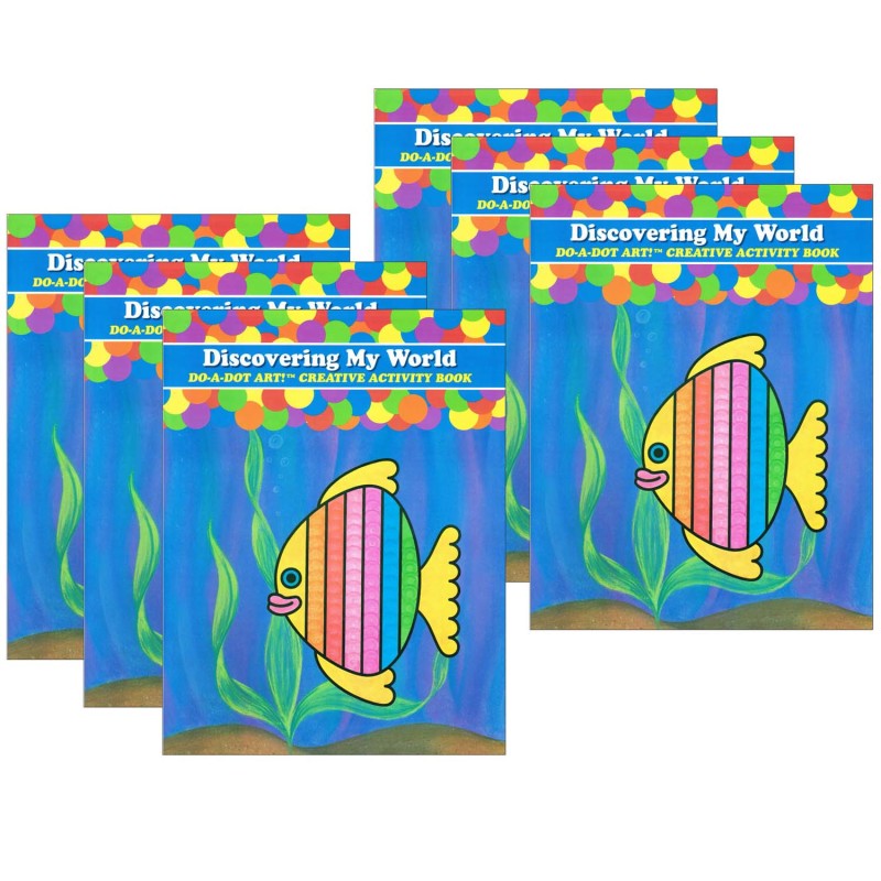 DO-A-DOT ART! - Discovering My World Creative Art & Activity Book, Pack of 6