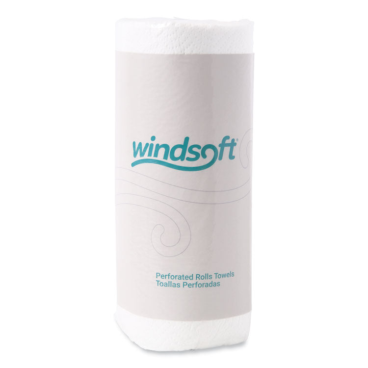 Windsoft - Kitchen Roll Towels, 2-Ply, 11 x 8.8, White, 100/Roll