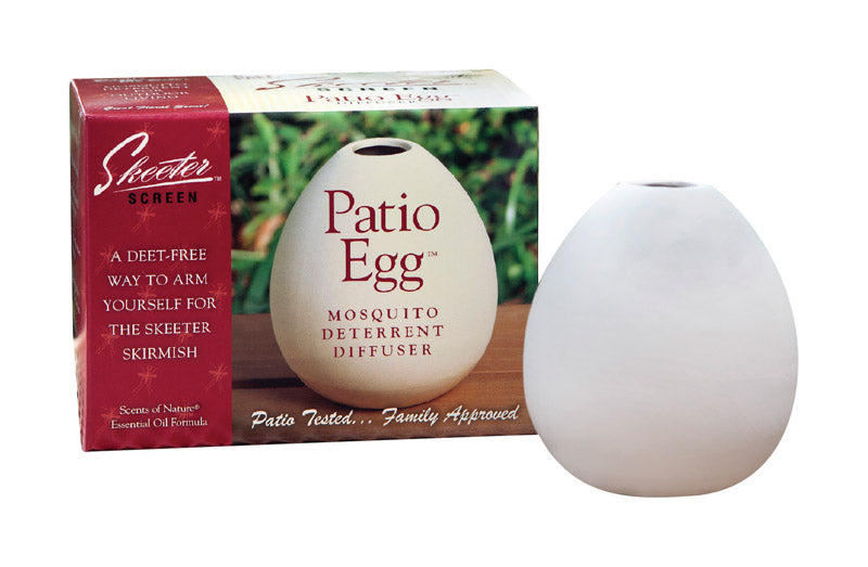 SKEETER SCREEN - Skeeter Screen Patio Egg Insect Deterrent Diffuser For Mosquitoes 4 oz - Case of 6