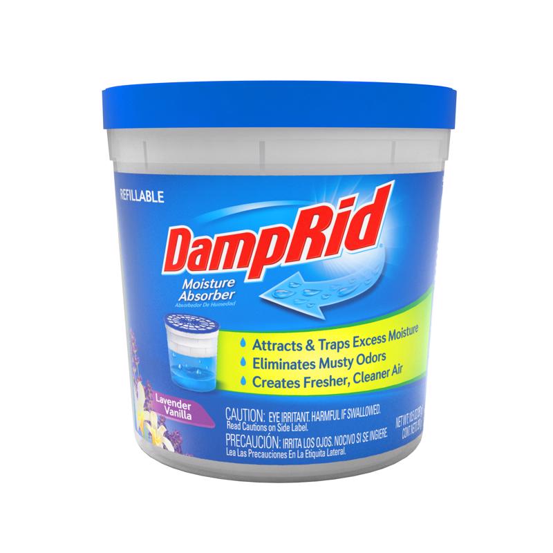 DAMPRID - DampRid Refillable Moisture Absorber Lavender Vanilla Scent 10.5 oz