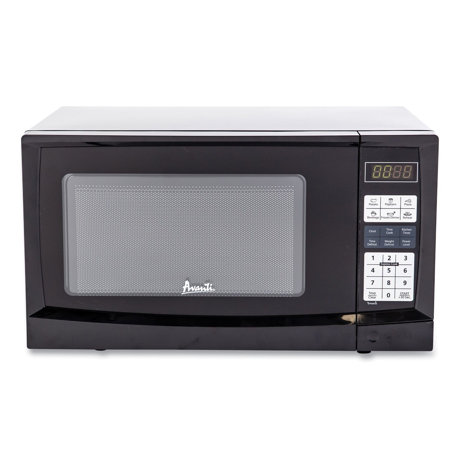 0.9 cu ft Countertop Microwave, 900 W, Black
