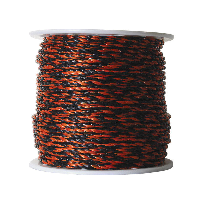 KOCH - Koch 3/8 in. D X 400 ft. L Black/Orange Twisted Poly Truck Rope