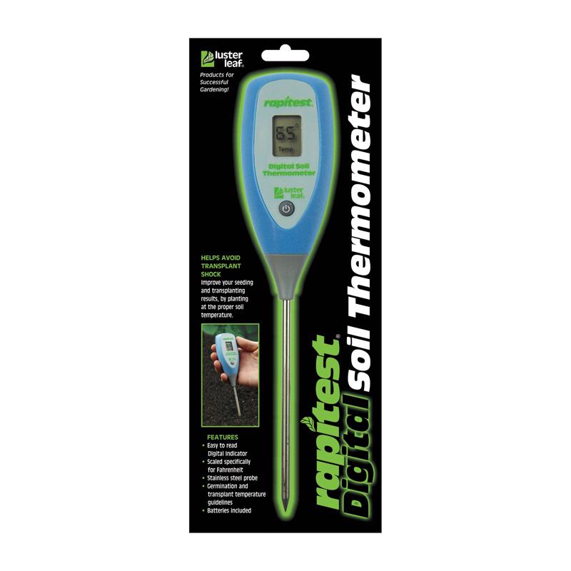 LUSTER LEAF - Luster Leaf Digital Soil Thermometer Multicolored