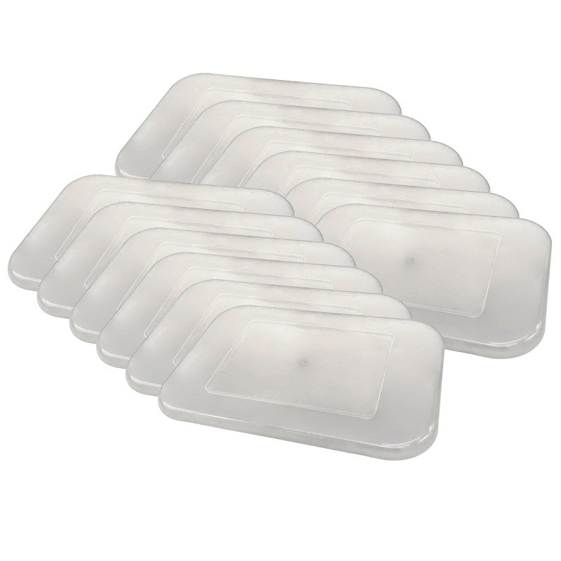 TEACHER CREATED RESOURCES - Clear Plastic Storage Bin Lid - Small, Pack of 12