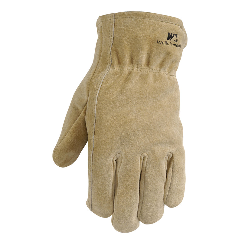 WELLS LAMONT - Wells Lamont XXL Suede Cowhide Driver Brown Gloves