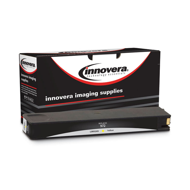 Innovera - Remanufactured Yellow Ink, Replacement for 972 (L0R92AN), 3,000 Page-Yield