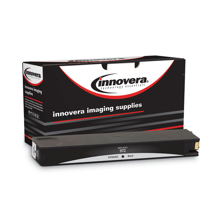 Innovera - Remanufactured Black Ink, Replacement for 972 (F6T80AN), 3,500 Page-Yield