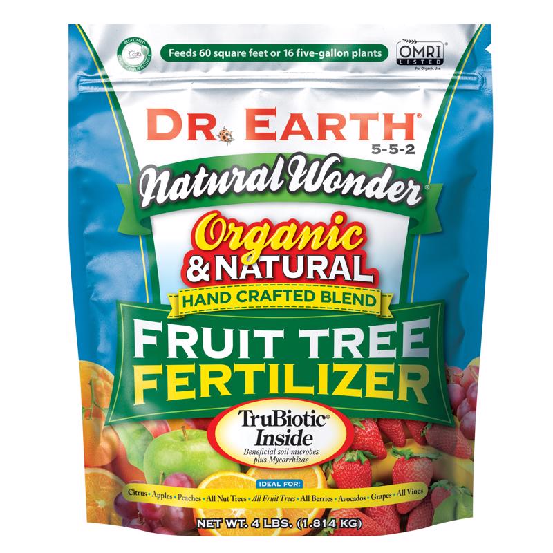 DR. EARTH - Dr. Earth Natural Wonder Organic Granules Apple, Citrus, Peaches Plant Food 4 lb