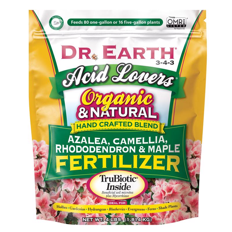 DR. EARTH - Dr. Earth Acid Lovers Organic Granules Plant Food 4 lb