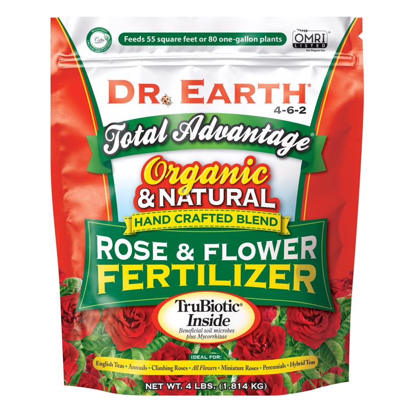 DR. EARTH - Dr. Earth Total Advantage Organic Granules Roses Plant Food 4 lb