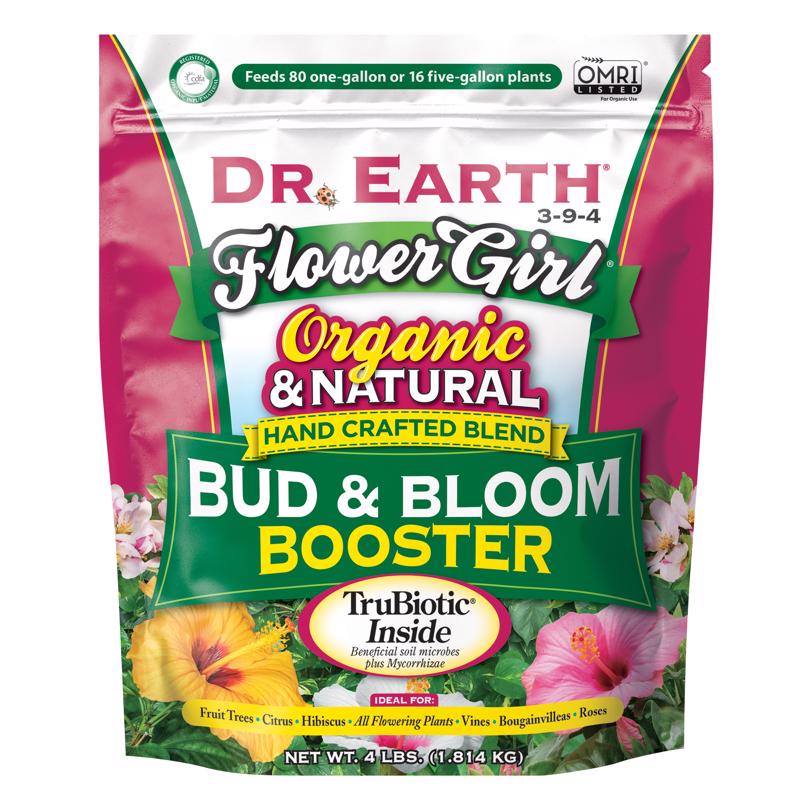 DR. EARTH - Dr. Earth Flower Girl Organic Granules Rose, Citrus Plant Food 4 lb