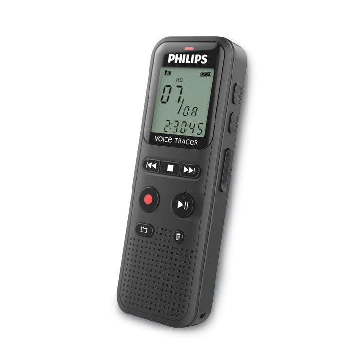 Philips - Voice Tracer DVT1160 Audio Recorder, 8 GB, Gray