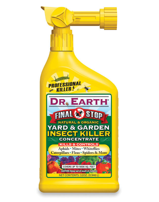 DR. EARTH - Dr. Earth Final Stop Yard & Garden Organic Insect Killer Liquid Concentrate 32 oz