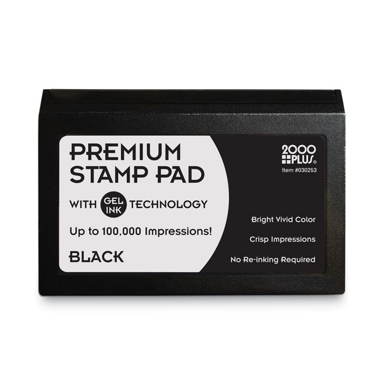 COSCO - Microgel Stamp Pad for 2000 PLUS, 4.25" x 2.75", Black