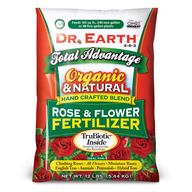 DR. EARTH - Dr. Earth Total Advantage Organic Granules Rose Plant Food 12 lb