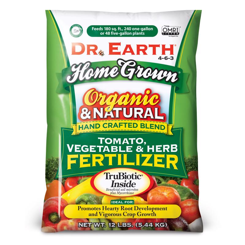 DR. EARTH - Dr. Earth Home Grown Organic Granules Tomato Plant Food 12 lb