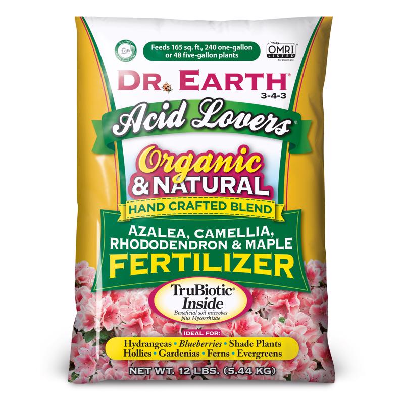 DR. EARTH - Dr. Earth Acid Lovers Organic Granules Plant Food 12 lb