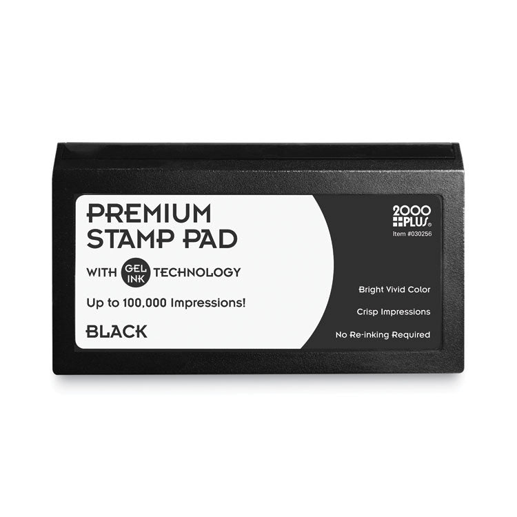 COSCO - Microgel Stamp Pad for 2000 PLUS, 6.17" x 3.13", Black