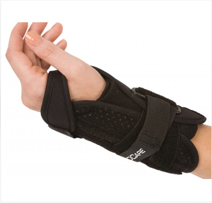DJO - Wrist Brace ProCare® Quick-Fit® Felt / Nylon Left Hand Black One Size Fits Most [1/EA]