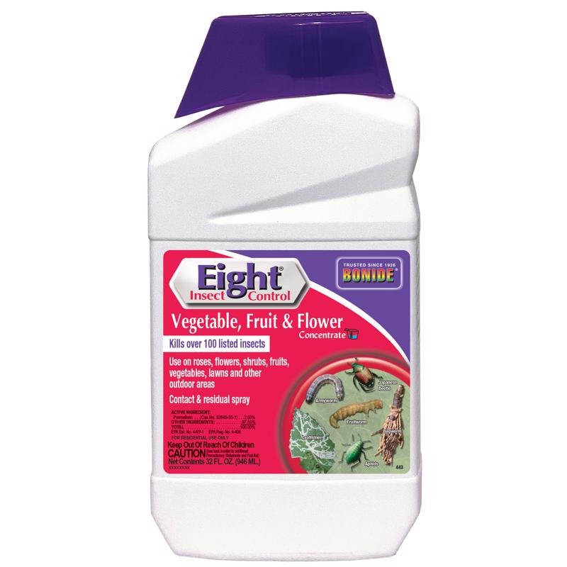 BONIDE - Bonide Eight Vegetable, Fruit & Flower Insect Killer Liquid Concentrate 32 oz