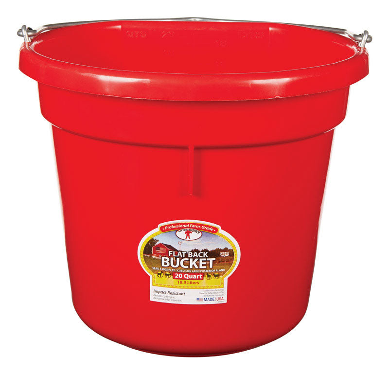 LITTLE GIANT - Little Giant 20 qt Bucket Red [P20FBRED6]