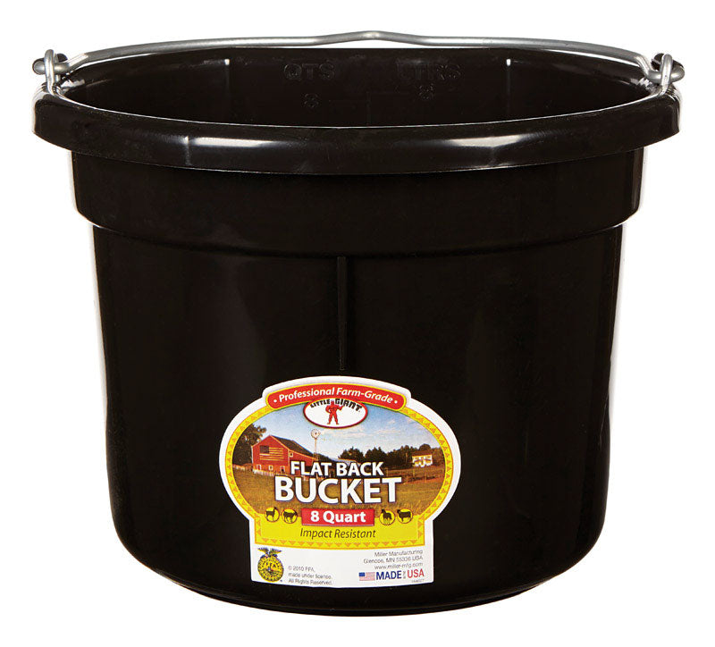 LITTLE GIANT - Little Giant 8 qt Bucket Black [P8FBBLACK]