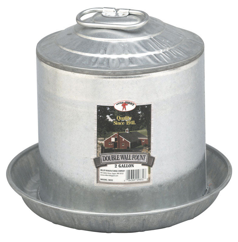 LITTLE GIANT - Little Giant 2 gal Fount For Poultry