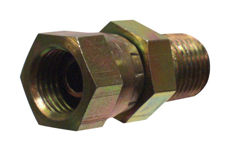 APACHE - Apache Steel 3/8 in. D X 3/8 in. D Hydraulic Adapter 1 pk [39004275]