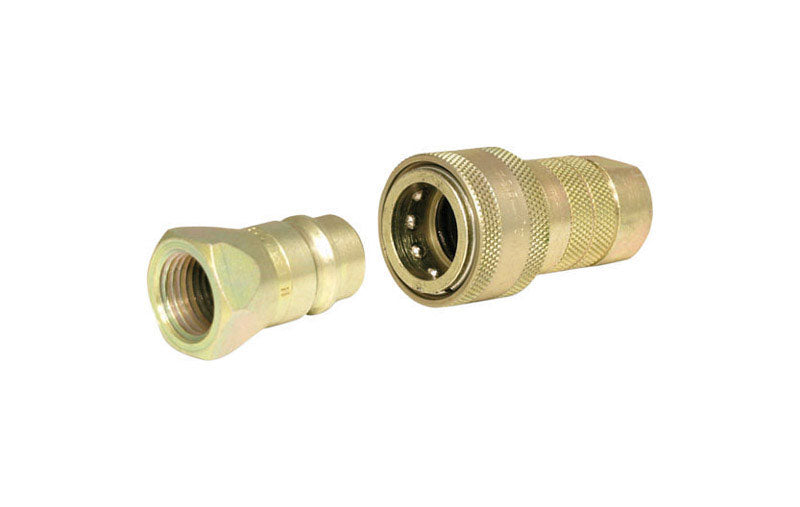 APACHE - Apache Steel 1/2 in. D X 1/2 in. D Hydraulic Coupler 1 pk [39040925]