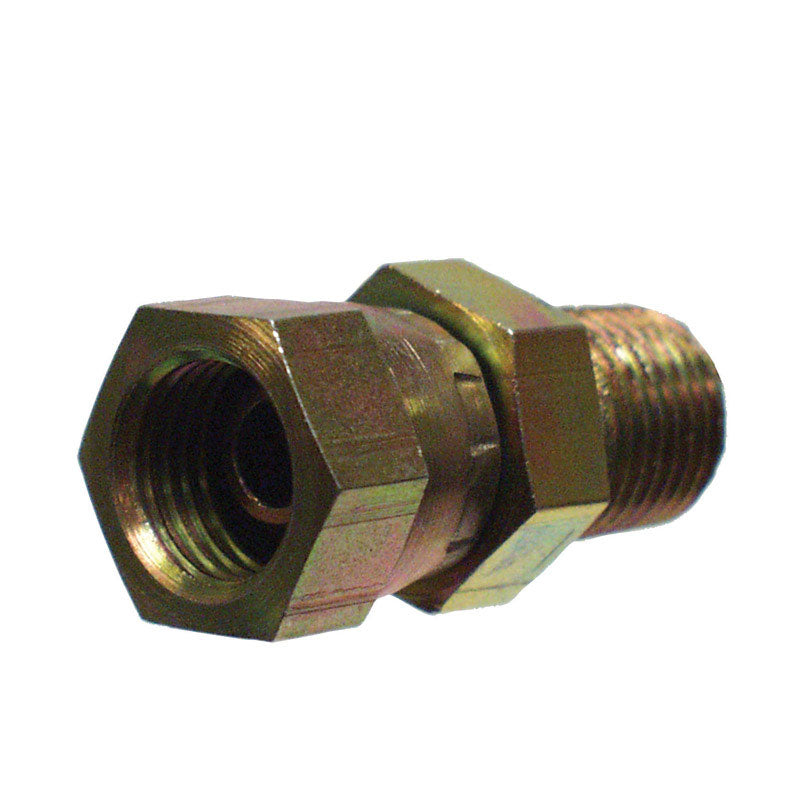 APACHE - Apache Steel 1/4 in. D X 3/8 in. D Hydraulic Adapter 1 pk