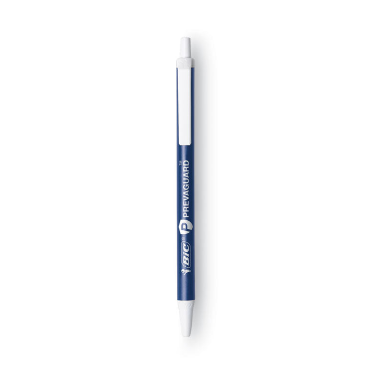 BIC - PrevaGuard Ballpoint Pen, Retractable, Medium 1 mm, Blue Ink, Blue Barrel