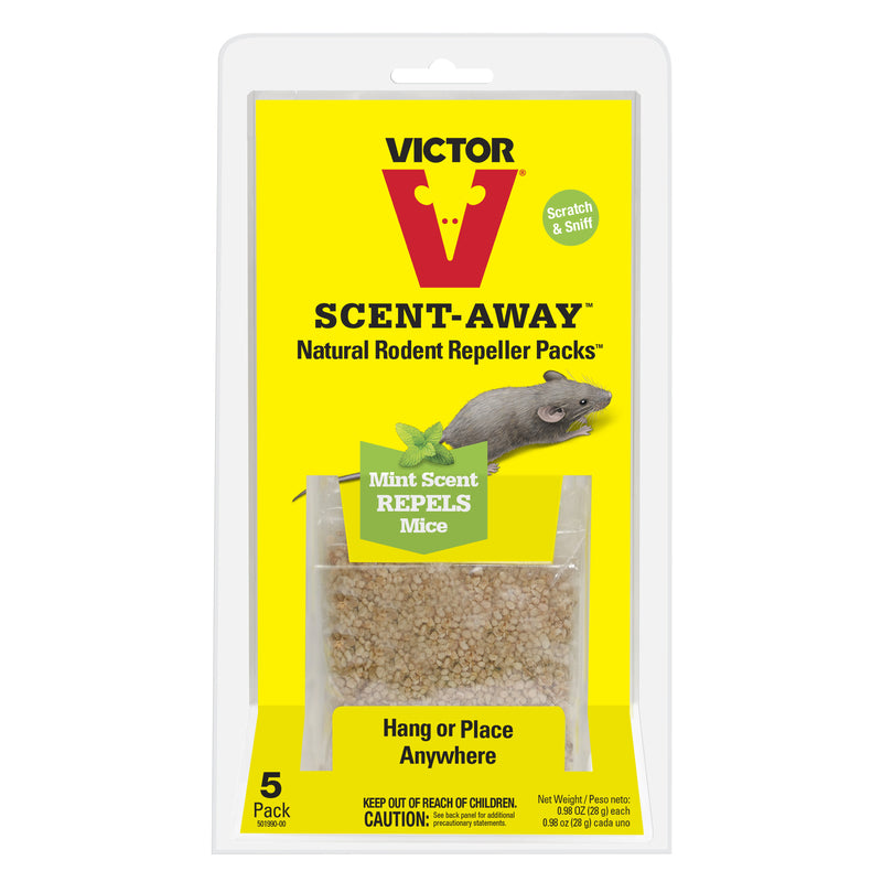 VICTOR - Victor Scent-Away Animal Repellent Pouch For Rodents 5 pk